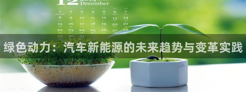 新宝gg套利:绿色动力:汽车新能源的未来趋势与变革实践